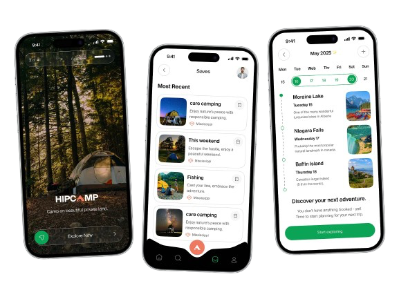 Outdoor app on mobile devices